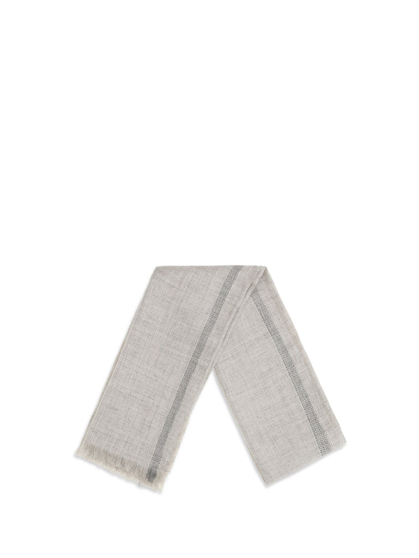 Scarf Linen Jute-Grey Jute/grey
