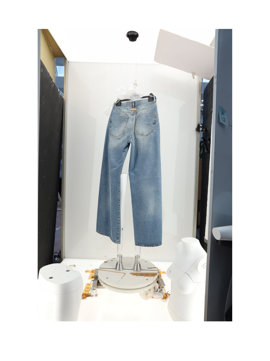 Denim Trousers Eth-Pantalon Blue Cotton