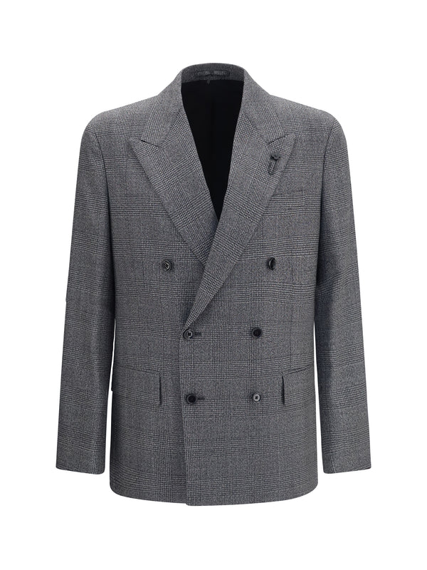 Lardini 100% Merino wool blazer in gray