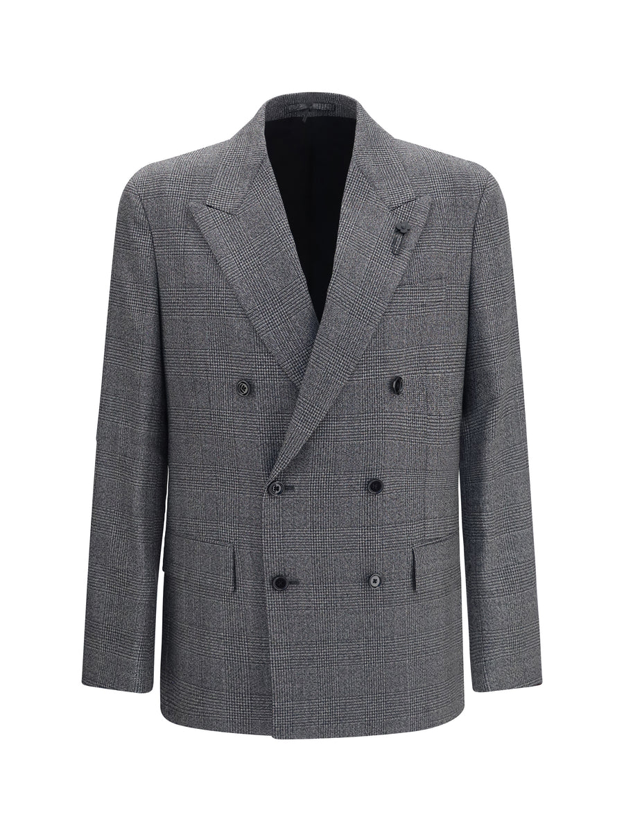 Lardini 100% Merino wool blazer in gray