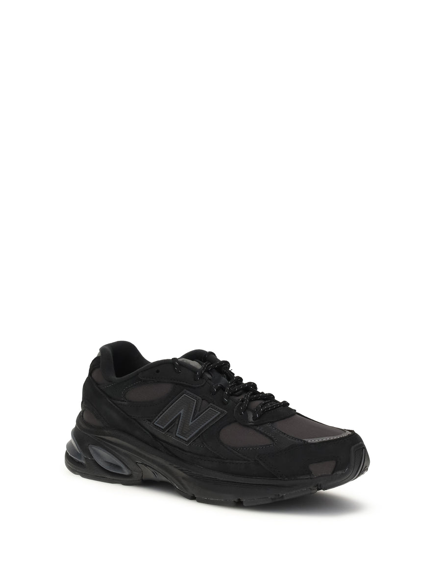 Sneakers U2010 Faded Black Phantom Calf Leather Trainers