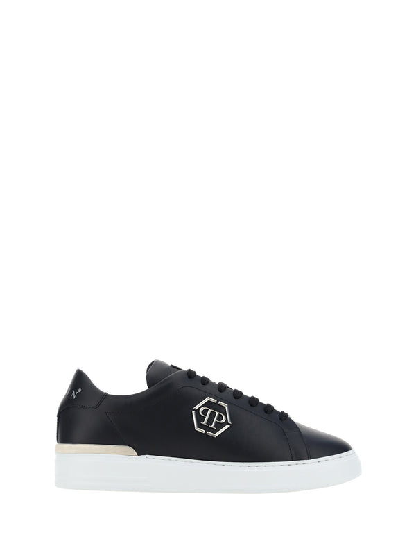 Philipp Plein Upper: 100% Calf Leather; Sole: 100% Rubber sneakers in black