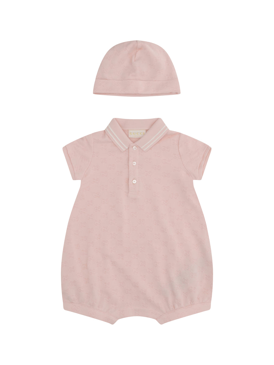Baby Two-Piece Gg Cotton Set Pink/mix Dress
