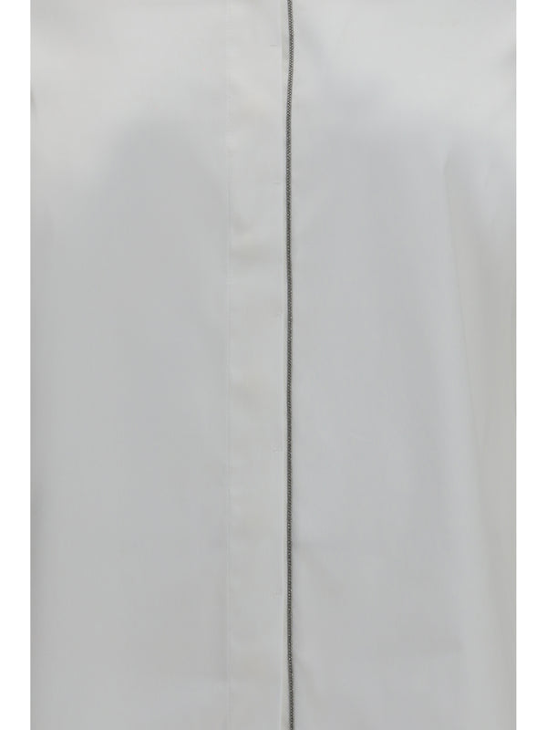 Shirt Stretch Cotton Poplin White