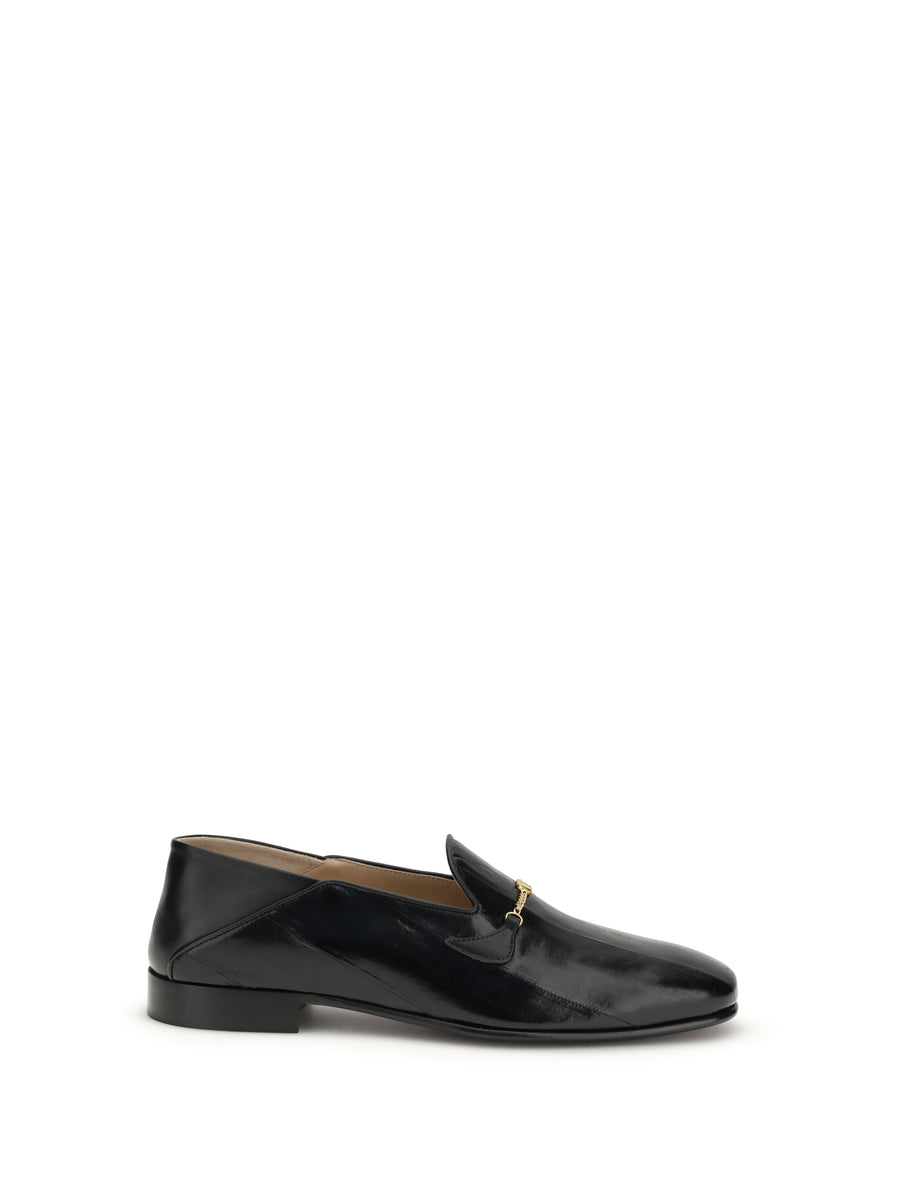 Valentino Garavani 100% calf leather loafer in black