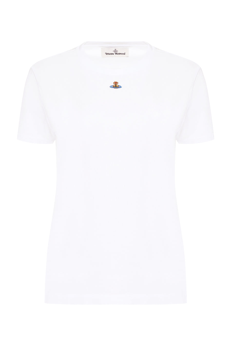 Cotton Crew-Neck T-Shirt White T-shirts & Jerseys