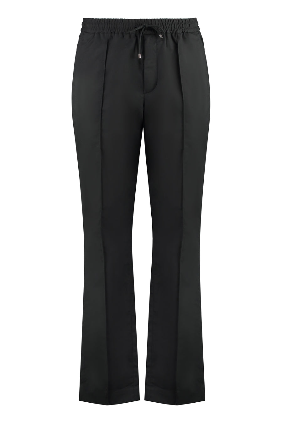 Mens Black Cotton Trousers