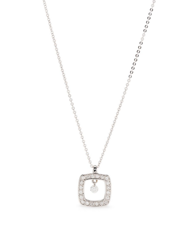 Ponte Vecchio 18kt white gold necklace in white