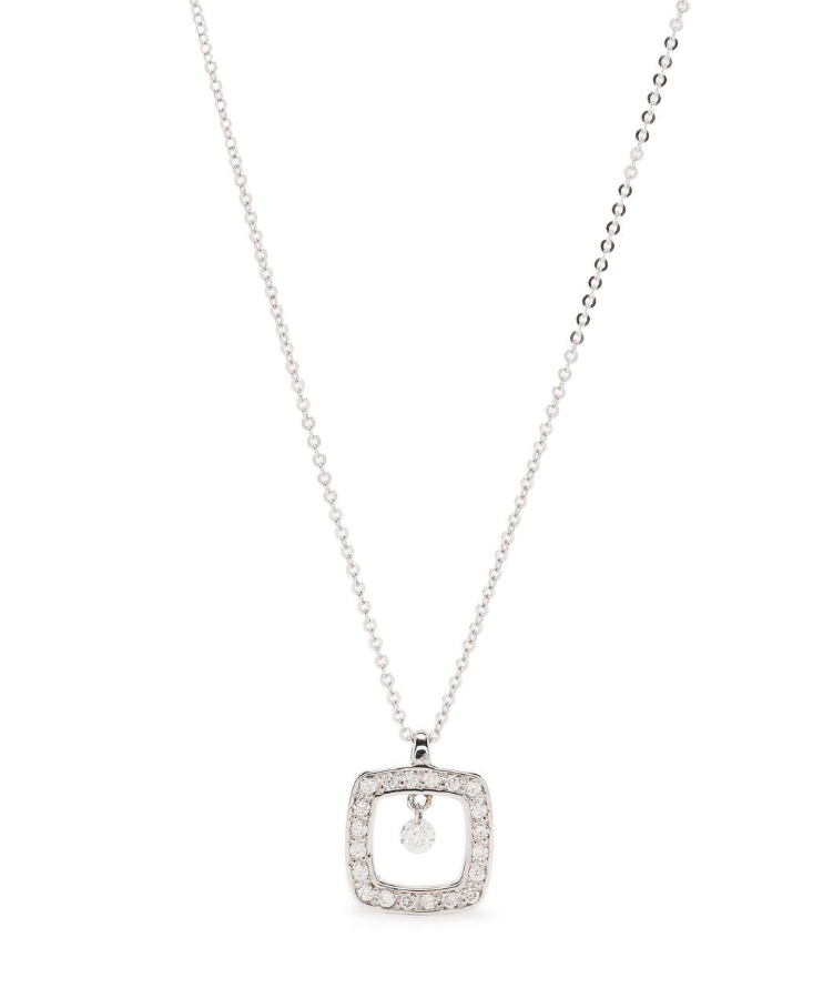 Ponte Vecchio 18kt white gold necklace in white