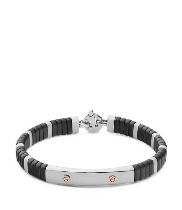 Barakà 18kt Rose Gold bracelet in black