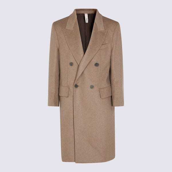 Hevo 100% Wool coat in beige