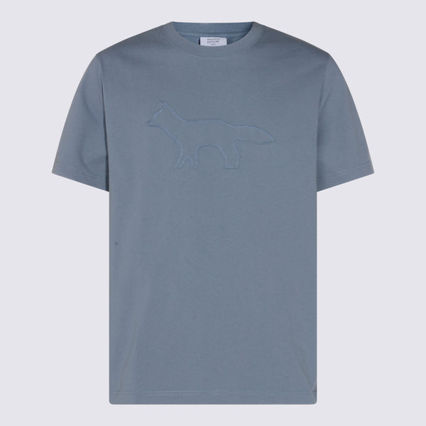 Maison Kitsuné 100% Cotton t-shirt in gray