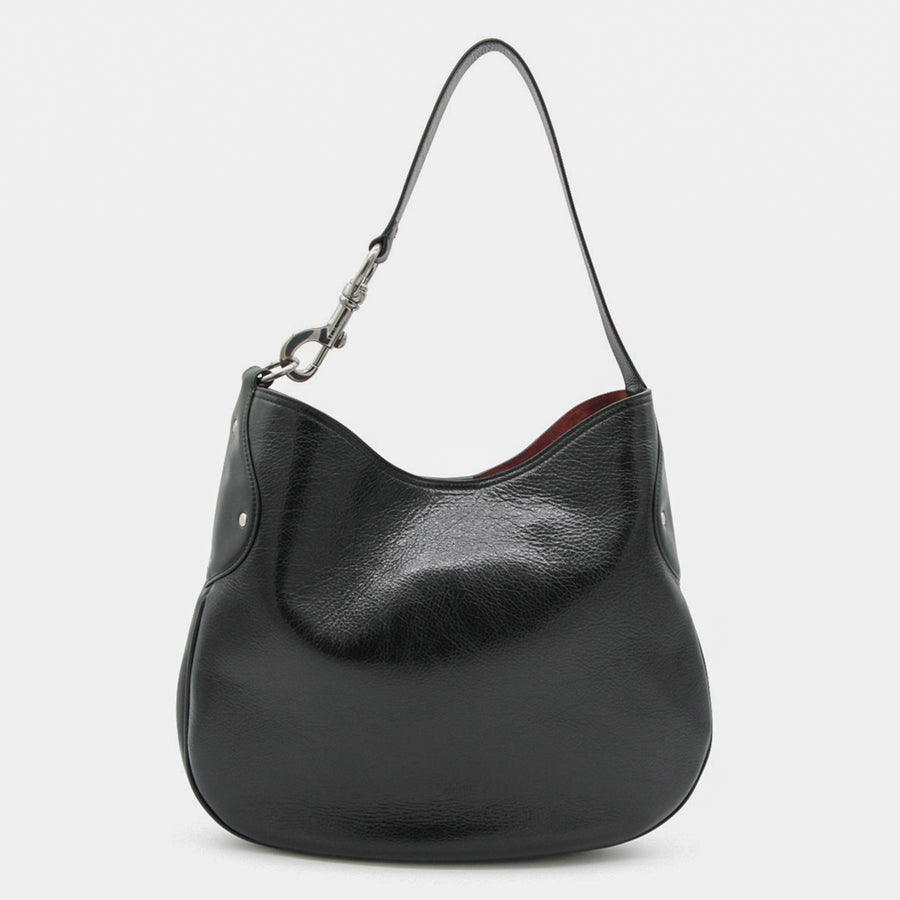 Mulberry Leather shoulder bag in black