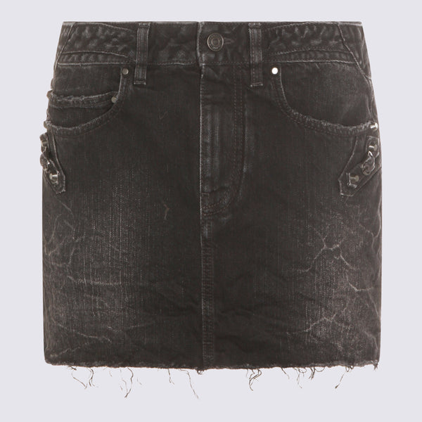 Balenciaga 100% Cotton skirt in black
