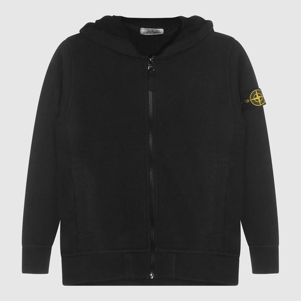 Stone Island 100% Cotton hoodie in black