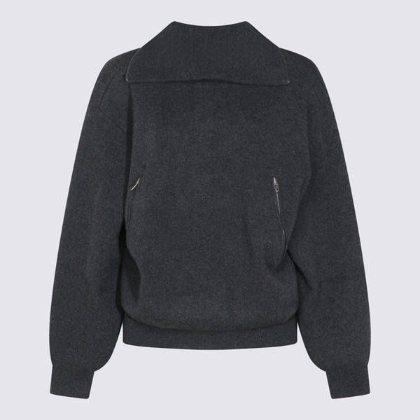 Balenciaga 95% Wool sweater in gray