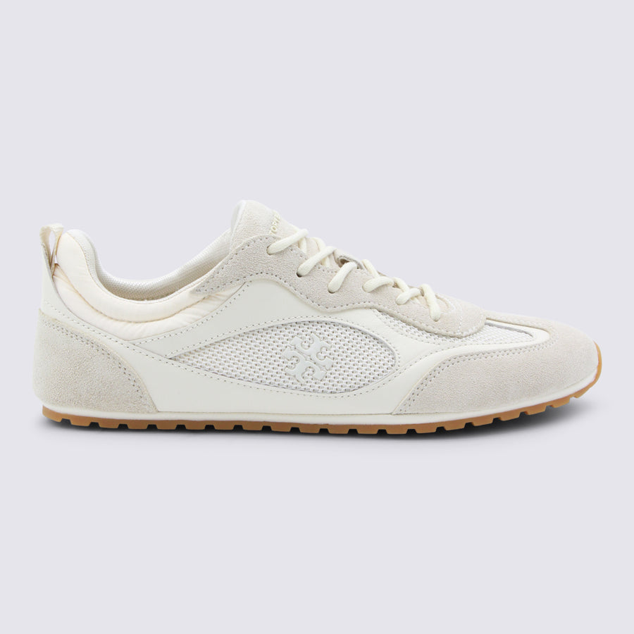 Tory Burch Suede sneaker in white