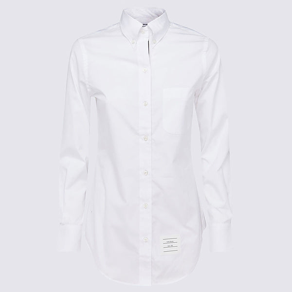 Thom Browne 100% Cotton shirt in white