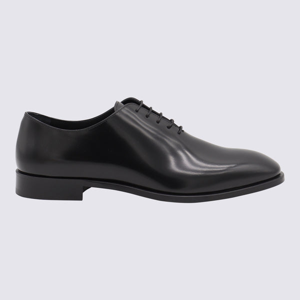 Canali 100% Leather oxford in black