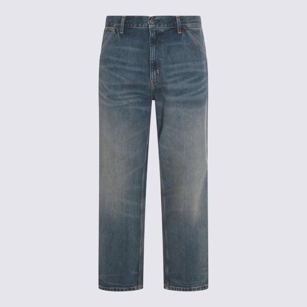 Carhartt Wip 100% Cotton jeans in blue