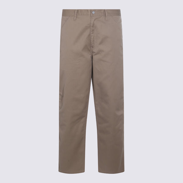 Carhartt Wip 65% Polyester trousers in beige
