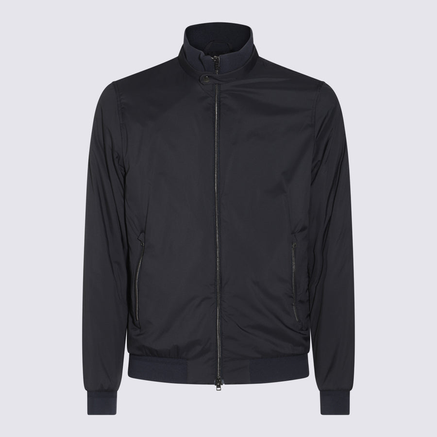 Herno 100% PA (Polyamide) jacket in navy