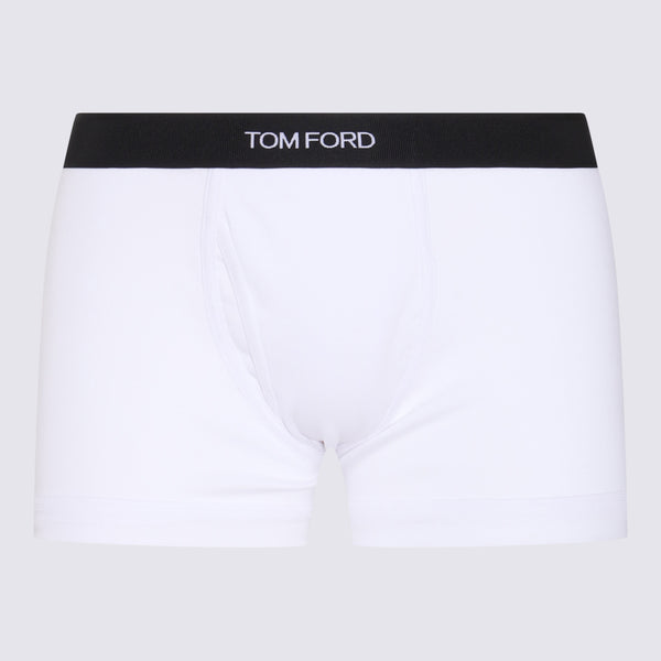 Tom Ford 95% Cotton boxer briefs in white