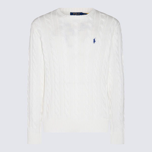 Polo Ralph Lauren 100% Cotton sweater in white