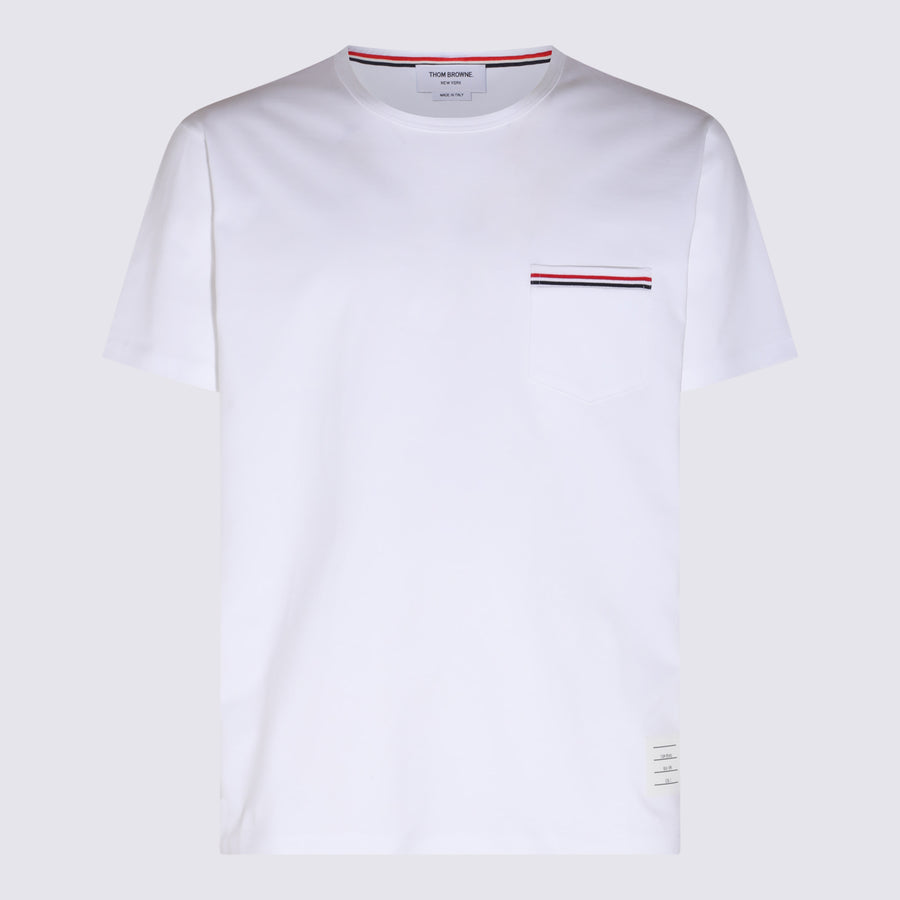 Thom Browne 100% Cotton t-shirt in white