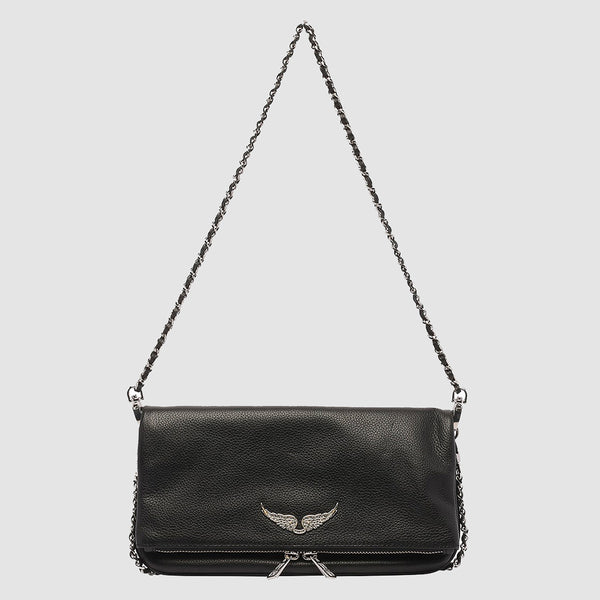 Zadig & Voltaire 100% Leather shoulder bag in black