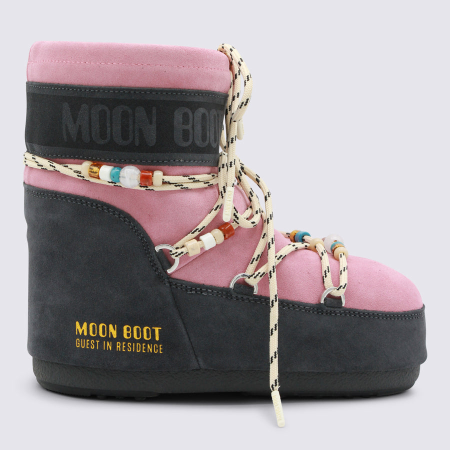Moon Boot Nylon boot in pink