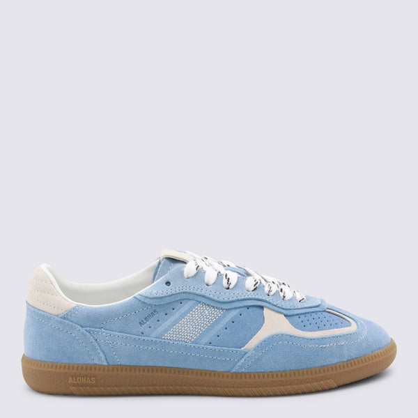 Alohas Suede and mesh upper sneaker in blue