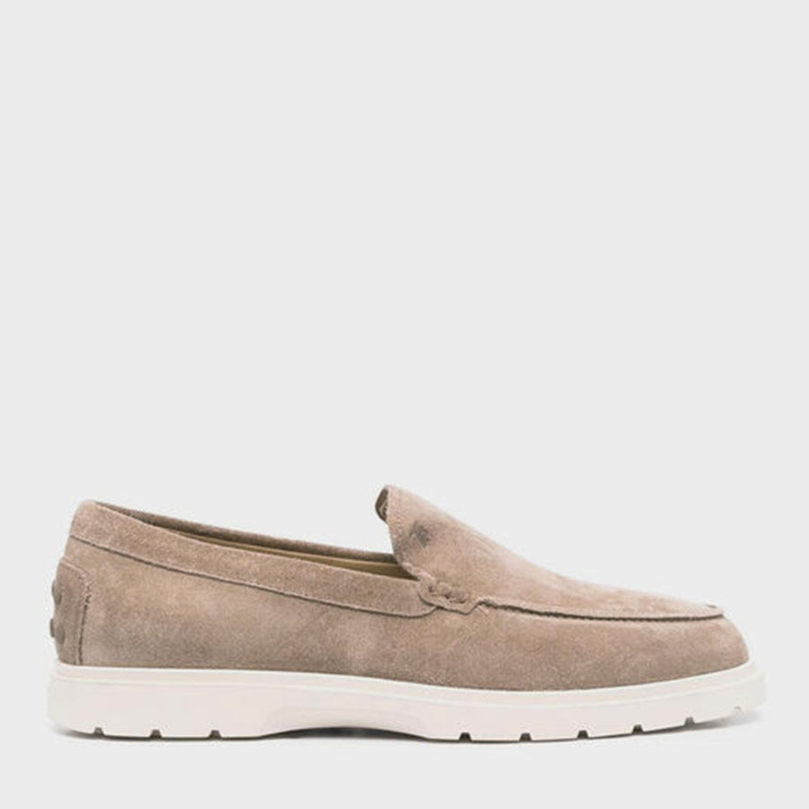Tod's Suede upper loafer in beige