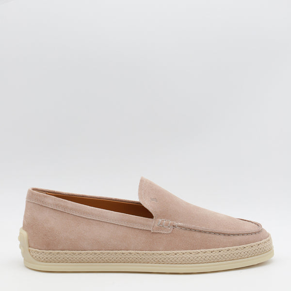 Tod's Suede upper loafer in beige