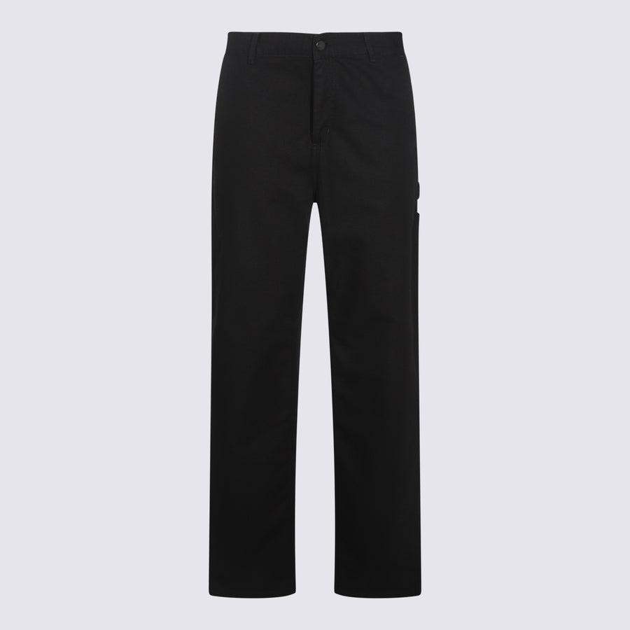 Carhartt Wip 100% Cotton trousers in black