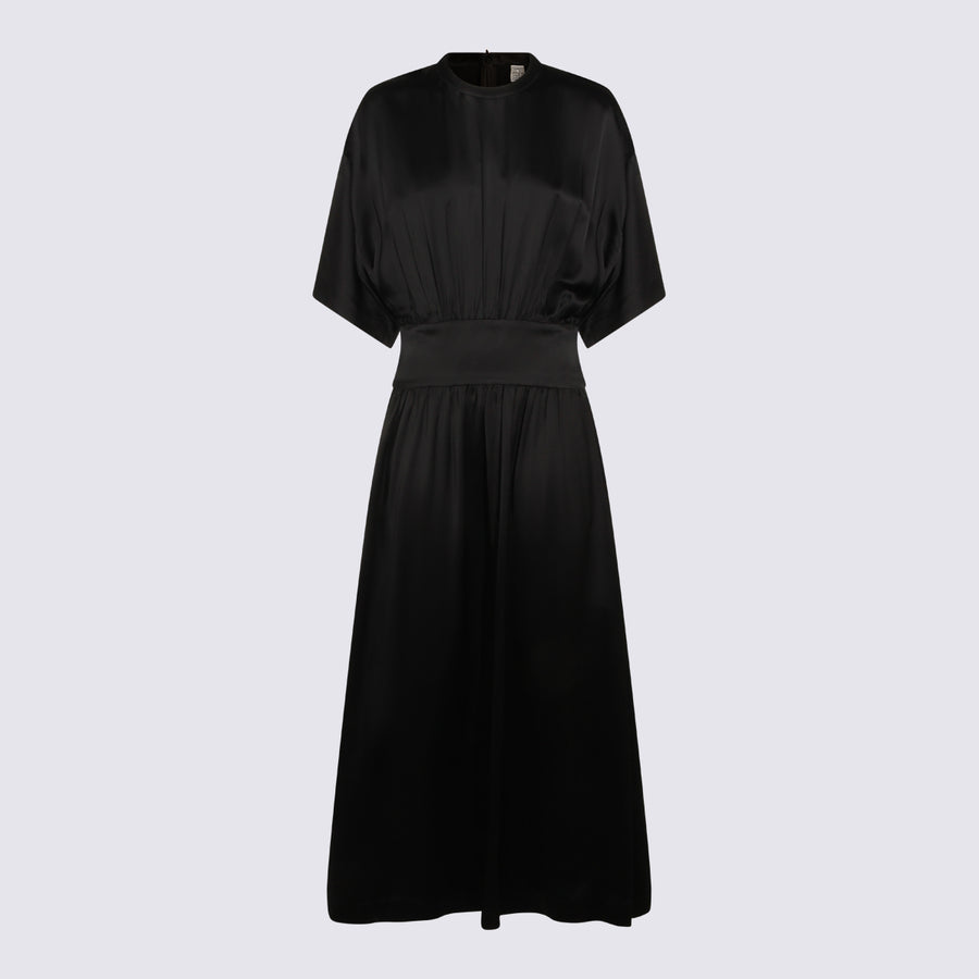 Toteme 100% Viscose dress in black