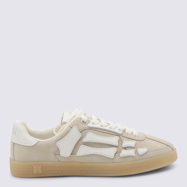 Amiri Suede and leather upper sneaker in beige