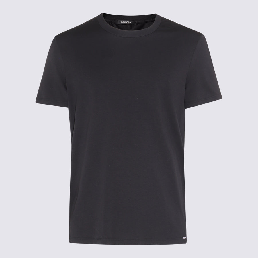 Tom Ford 47% Cotton t-shirt in black
