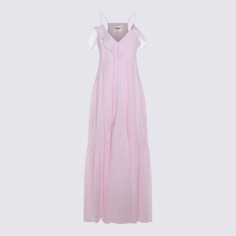 Marant Etoile 80% Cotton dress in pink