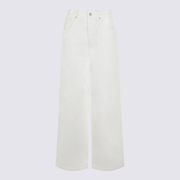 Anine Bing 100% Cotton jeans in white