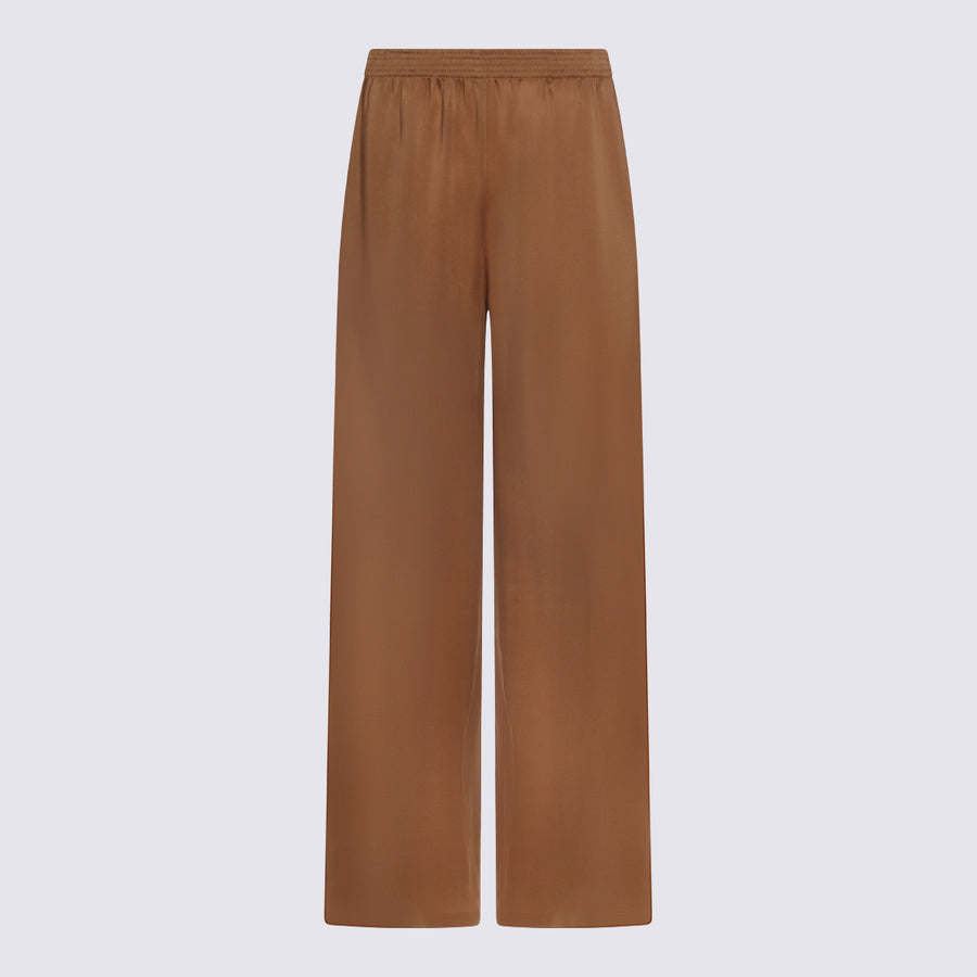 Fabiana Filippi 54% Viscose trousers in brown