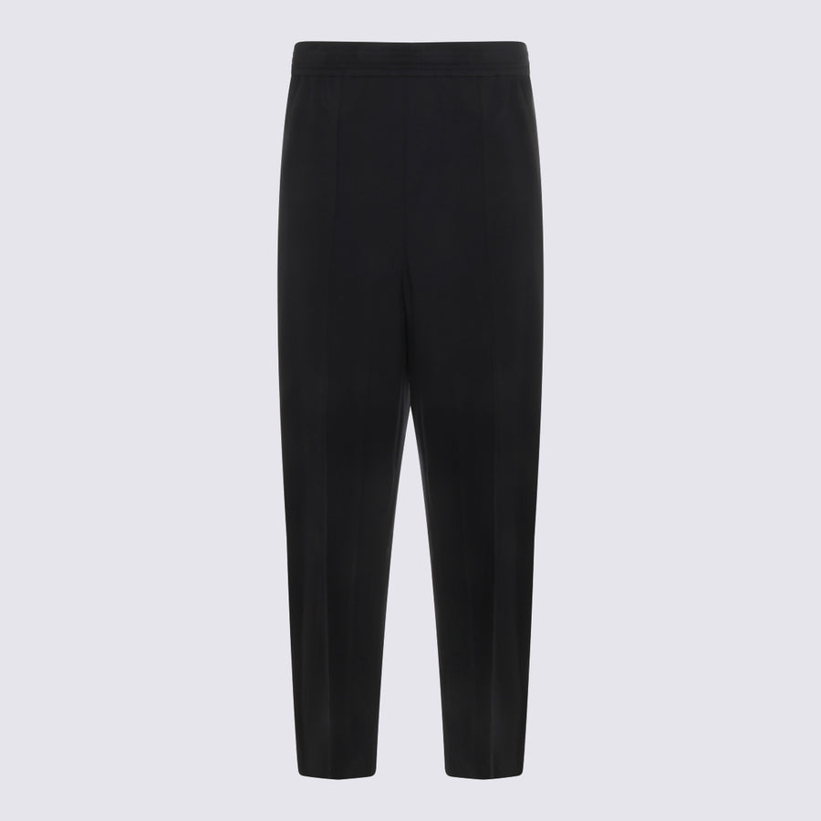 Fabiana Filippi 94% cotton trousers in navy