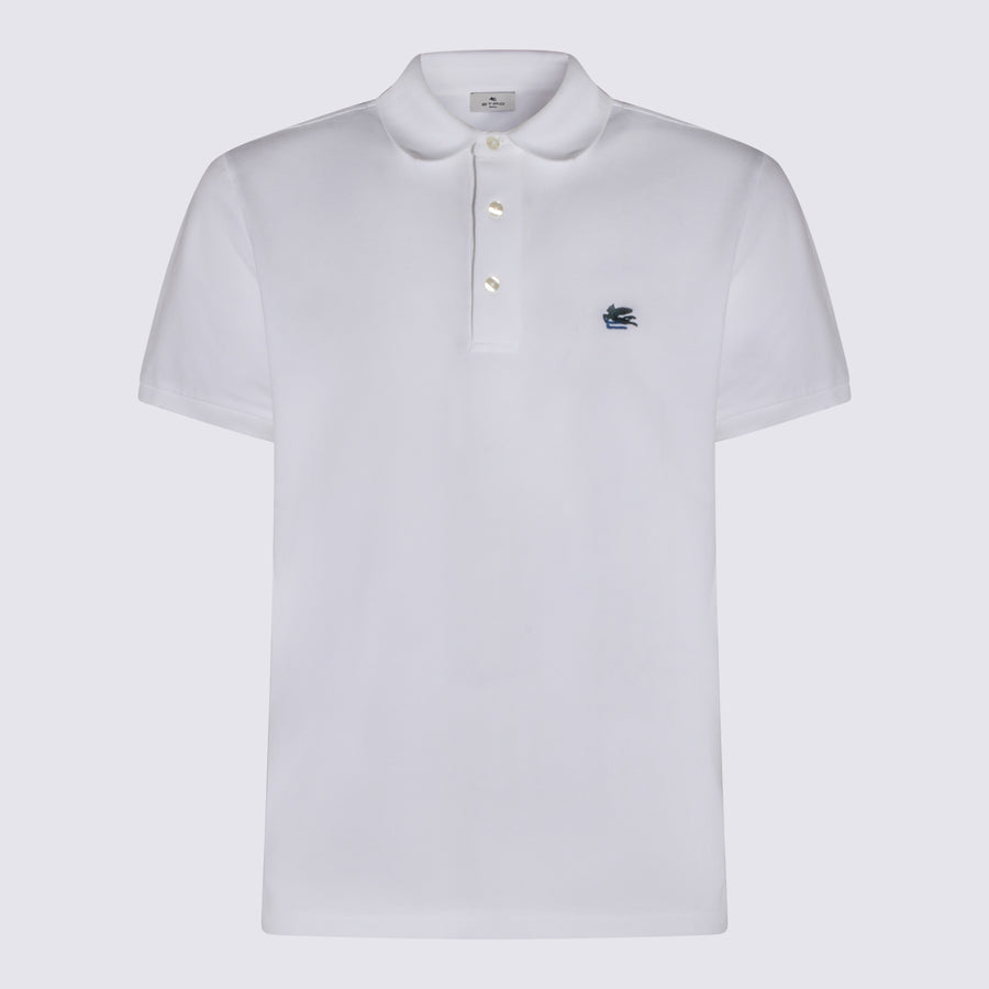 Etro 100% CO polo in white