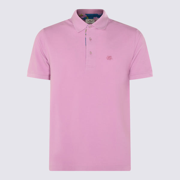 Etro 100% Cotton polo in pink