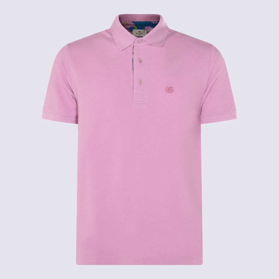 Etro 100% Cotton polo in pink