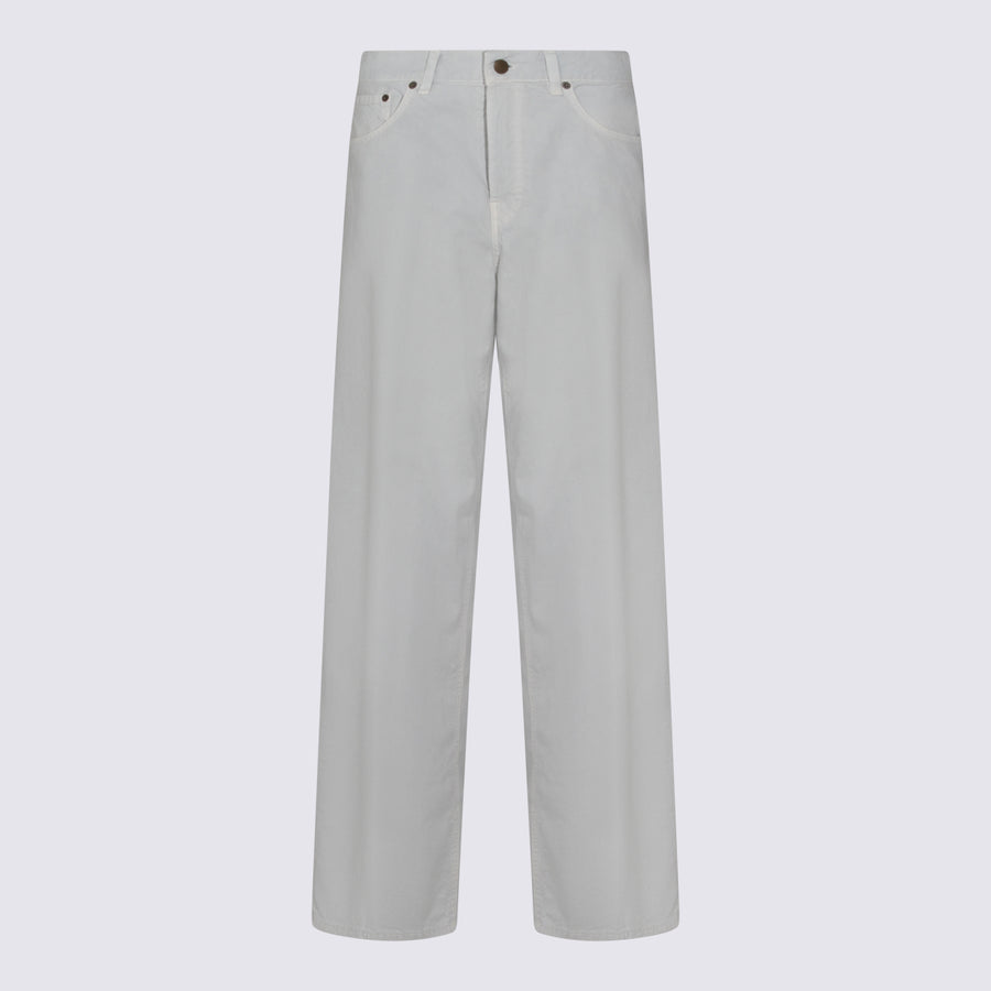 Haikure 85% Cotton jeans in white