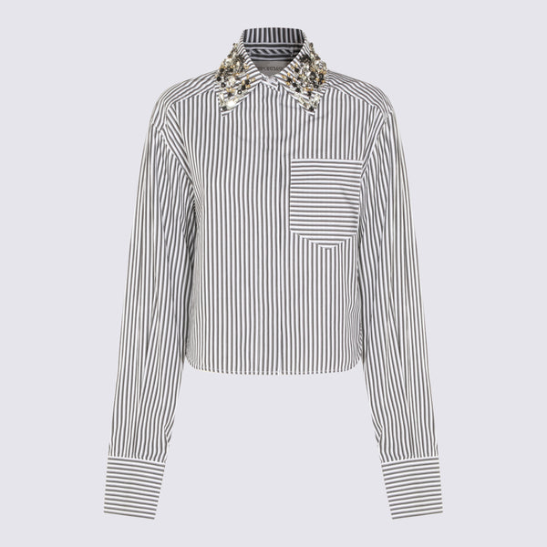 Sportmax Viscose shirt in black