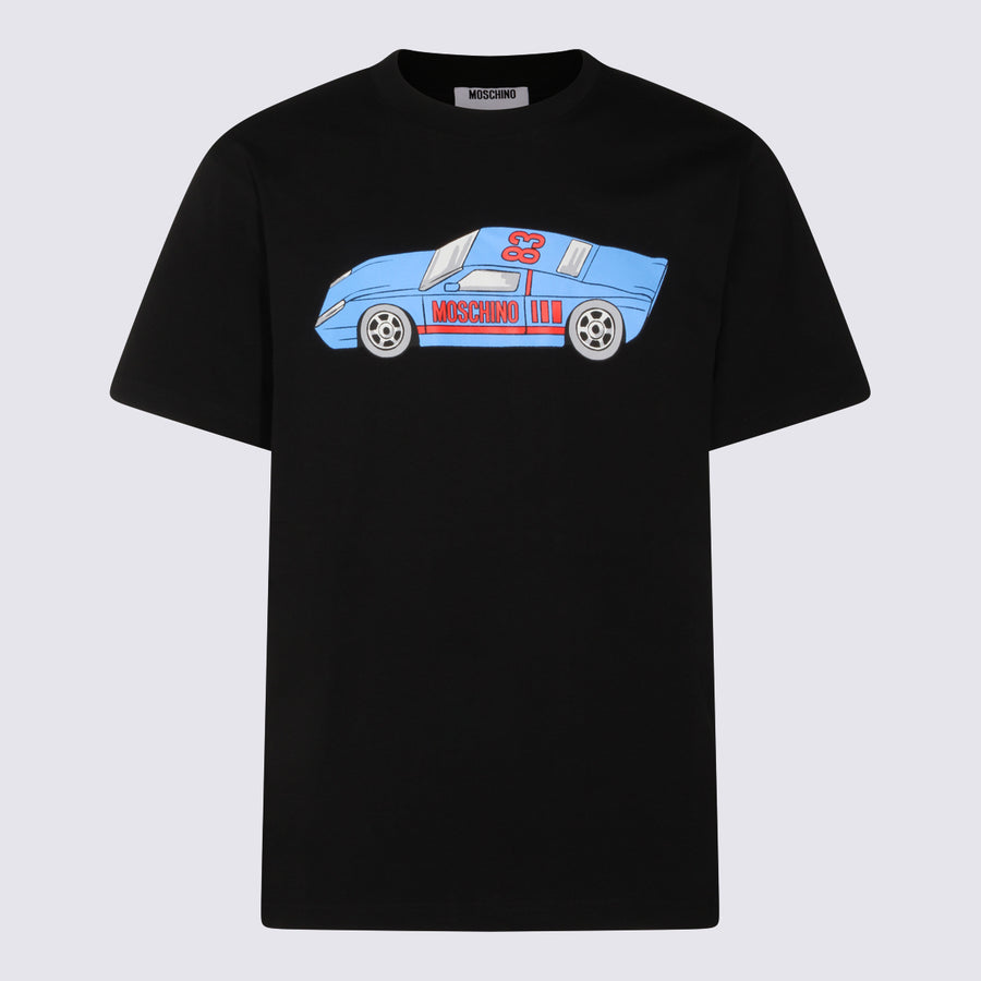 Moschino 100% cotton t-shirt in black