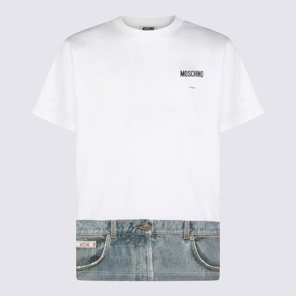 Moschino 100% Cotton t-shirt in white