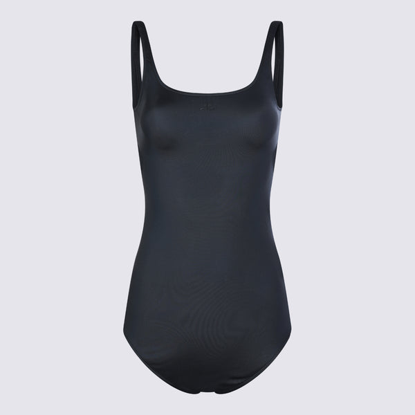 Courreges 78% Polyamide swimsuit in black